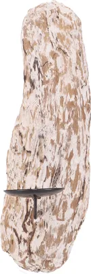 Produktbild von Treibholz Kerzenhalter Wand, Creme-weiß, 30*10*8 cm, Teelichthalter & Kerzenhalter
