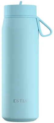 Produktbild von ESTIA Isolierbecher Thermobecher 500 ml Kaffeebecher Becher aus Edelstahl hellblau