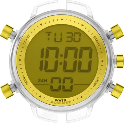 Produktbild von WATXANDCO RWA1733 Uhr. Box, Gelb. Uni.