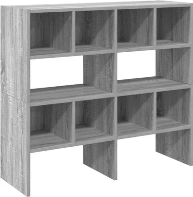 Produktbild von vidaXL Schuhregale 2 Stk. Stapelbar Grau Sonoma 89,5x30x40 cm