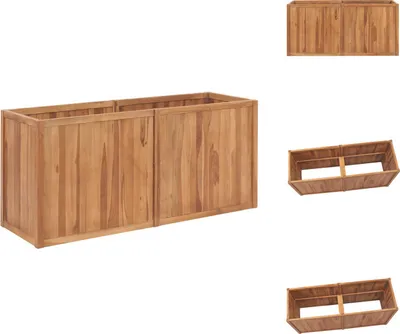 Produktbild von vidaXL Garten-Hochbeet 150 x 50 x 70 cm Massivholz Teak -  Blumentöpfe & Pflanzgefäße