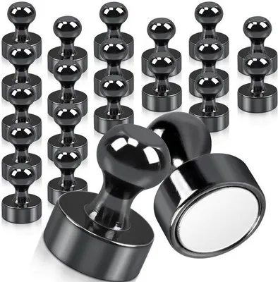 Image de Aimants puissants en néodyme noir, 12 x 16 mm, lot de 20
