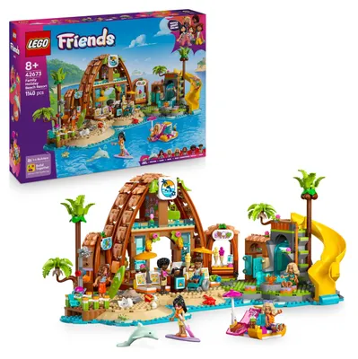 Zdjęcie produktu dla LEGO Friends Rodzinne wakacje na plaży, Zestaw do budowania, 8 lat(a), Plastik, 1140 szt., 1,93 kg