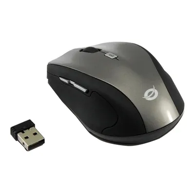 Produktbild von Conceptronic CLLM5BTRVWL, rechts, Optisch, RF Wireless, 1600 DPI, Schwarz, Grau