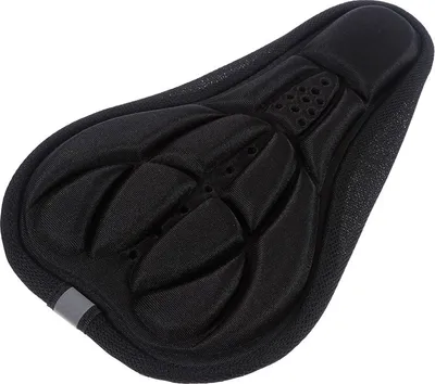 Produktbild von Sattelabdeckung Universal Gel Sattelbezug Sattelüberzug Fahrrad Sattel Sitzbezug Komfortsattel Regenschutz Wasserdicht Schwarz Retoo