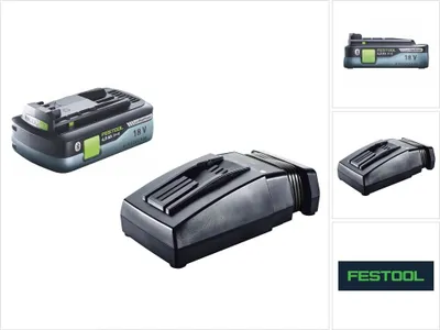 Obrázek produktu pro Sada akumulátorů Festool HighPower 18V s 1x akumulátorem 4,0 Ah HPC-ASI ( 205034 ) + nabíječka TCL 6 ( 201135 ).