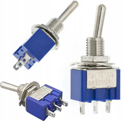Image de Rosfix MTS-102 – Interrupteur à Bascule | 3 A 250 V, 6 A 125 V, ON-ON | Pour l'électronique et les Appareils Électriques