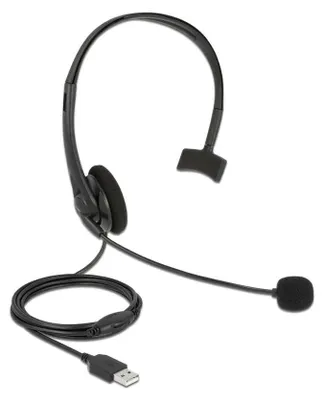 Image de Casque Delock - supra-auriculaire - filaire - USB-A