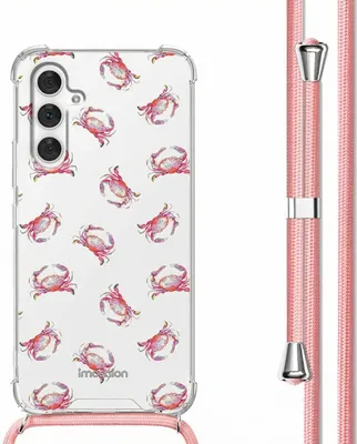 Produktbild von imoshion Design Hülle mit Band Samsung Galaxy A54 (5G) - Crab Watercolor