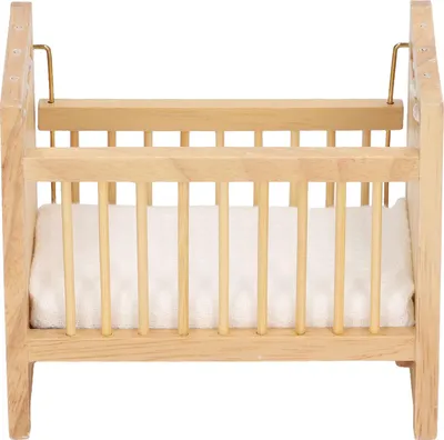 Obrázek produktu pro domeček pro panenky 1:12, dřevo, imitace miniaturní postýlky, nábytek, dekorace, doplňky, dárek pro děti