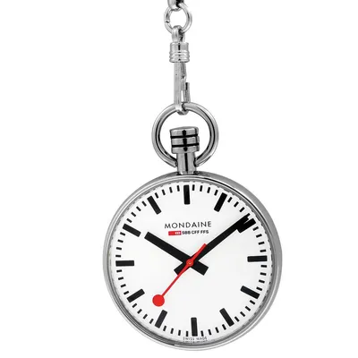 Produktbild von Mondaine Uni Uhr SBB Pocket Watch 43mm A660.30316.11SBB