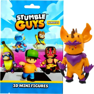 Produktbild von Stumble Guys 3D Sammelfiguren Serie 5 - Chrome - Figur 7. Cupacabra