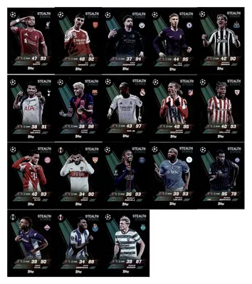 Produktbild von Topps - Match Attax Champions League 2025/26 - Trading Cards - Alle 18 Stealth Strike Karten