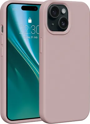 Obrázek produktu pro Etteri silikonové pouzdro pro iPhone 15 6.1 obaly na mobilní telefony světle růžové