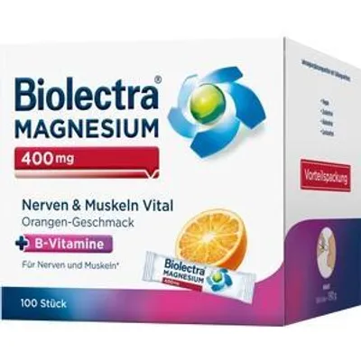 Image de Biolectra Magnésium 400 mg, pour les nerfs et les muscles, 100 comprimés
