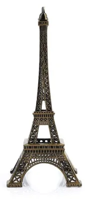 Productafbeelding van Omgoods- Eiffeltoren Replica 25CM - Metalen Beeldje - Parijs Decoratie - Uniek Ontwerp - Zinklegering - Fijn Vakmanschap - Decoratiebeeldje