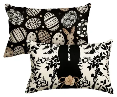 Produktbild von Set von 2 Kissenbezügen - Mit Ostermotiven - 30 x 50 cm