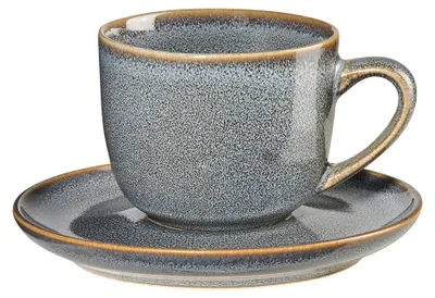 Obrázek produktu pro ASA Selection, sada čtyř espresových šálků s podšálky, barva denim, průměr 6,7 cm