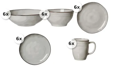 Produktbild von Kombiservice 30 tlg. Kendra