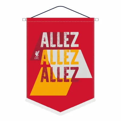 Obrázok produktu pre Pennant Liverpool FC Allez Allez Allez Allez Football