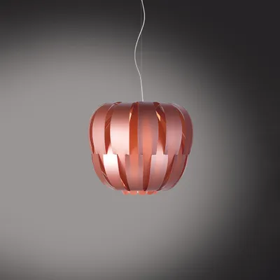 Obrázok produktu pre Moderná 2-svetelná závesná kráľovná vo farbe Polilux Pink Metallic D60 Italy