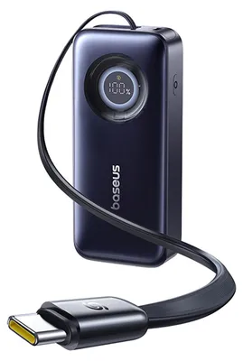 Produktbild von Baseus E0027H00, 20000 mAh, Lithium Polymer (LiPo), 67 W, Blau