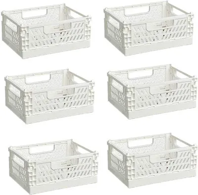 Obrázek produktu pro Sada plastových úložných boxů pro domácnost - sada 6 kusů