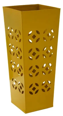 Zdjęcie produktu dla Stojak na parasole Fit 20 x 48 x 20 cm metalowy żółty