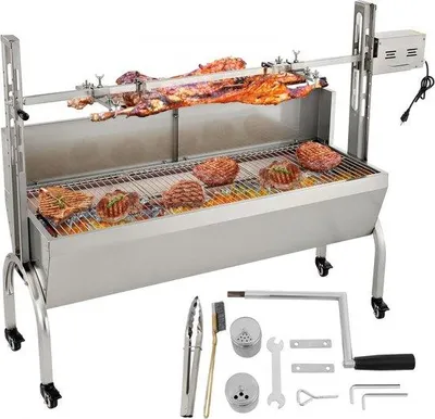 Produktbild von Famanu Spießgrill Rotisserie 132 lbs Tragkraft - Edelstahl