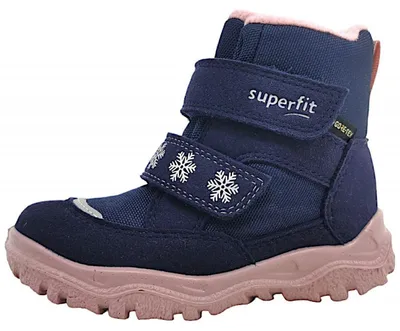 Image de Superfit HUSKY1, chaussures pour enfants, bottes pour garçons, fermeture velcro, couleur bleue, chaussures de loisirs
