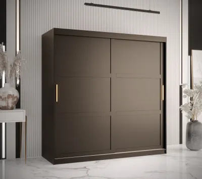 Produktbild von Kleiderschrank RAISA 1 – Breite 180 cm, schwarz