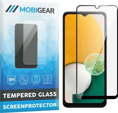 Produktbild von Mobigear Premium  Samsung Galaxy A13 5G Panzerglas Gehärtetes Glas Displayschutz - Hüllenfreundlich - Schwarz
