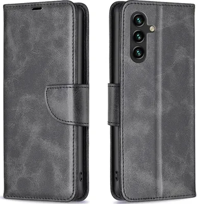 Produktbild von Mobigear Excellent  Samsung Galaxy A35 Hülle Klapphülle Geldbörse - Schwarz