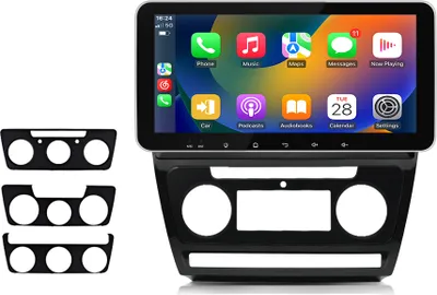 Image de Autoradio Android 10,33 pouces 4+64 Go Carplay pour Skoda Octavia 2008-2013 GPS Navi WIFI 4G BT DAB+ SWC DSP RDS USB 8 cœurs