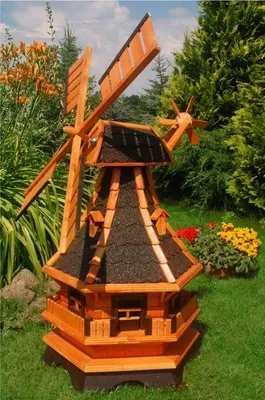 Produktbild von Norddeutsche Windmühle ++kugelgelagert++ 1,3m imprägniert