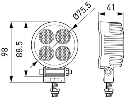 Obrázek produktu pro Pracovní světlo HELLA 1G0 357 111-002