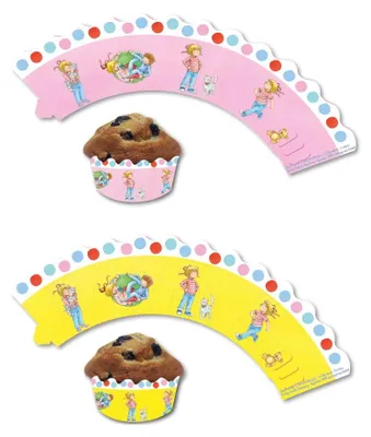 Conni Cupcake-Banderolen, 12 Stück, Partyzubehör