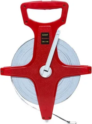 Produktbild von Messband Okko Geodesic J1003, 100 m, 12,5 mm Bandbreite, Genauigkeitsklasse 2, mit Griff