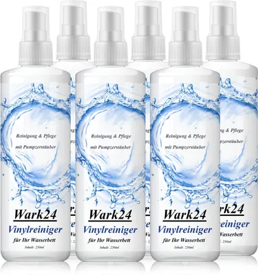 Produktbild von Wark24 Vinylreiniger für Ihr Wasserbett 250ml - Reinigung & Pflege (6er Pack)