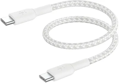 Produktbild von Belkin BoostCharge USB Kabel USB 2.0 0,15 m USB C Weiß