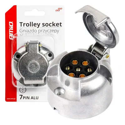 Obrázok produktu pre Zásuvka ťažného zariadenia 7PIN ALU