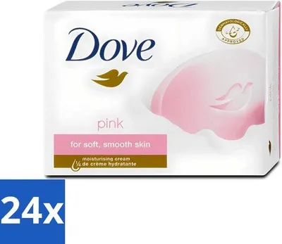Obrázok produktu pre 24 ks – Hydratačný – 90 g – Ružový – Suchá pleť