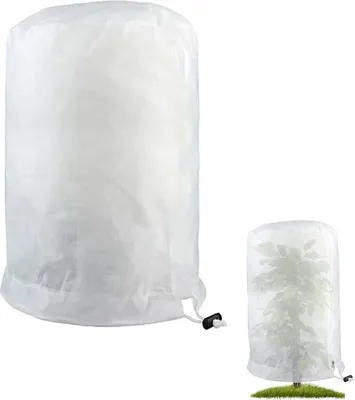 Obrázek produktu pro Zimní ochranná plachta na rostliny, protimrazová plachta, netkaná textilie na ochranu rostlin v květináčích a vegetace (140 x 200 cm)