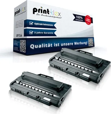 Produktbild von 2x Kompatible Tonerkartuschen für Dell 1600 1600 n 59310082 P4210 593-10082 P 4210 Black Schwarz - Office Plus Serie