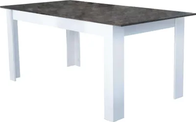 Immagine prodotto di Milani Home - tavolo da pranzo allungabile in legno di design per sala da pranzo 140/180x80x75 h - Cemento Scuro