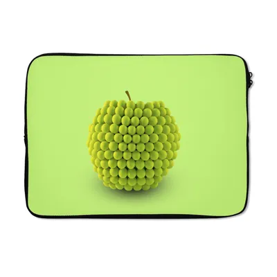 Produktbild von MuchoWow® Laptop Hülle 13 Zoll Künstlicher Apfel Laptoptasche - Laptophülle - Sleeve - Rundumschutz