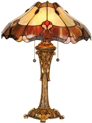 Obrázok produktu pre Stolová lampa Tiffany Ø 40x53 cm hnedej farby