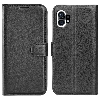 Obrázek produktu pro Pro Nothing Phone 1 Smart mobilní telefon pouzdro černé pouzdro umělá kůže pouzdro Book Case