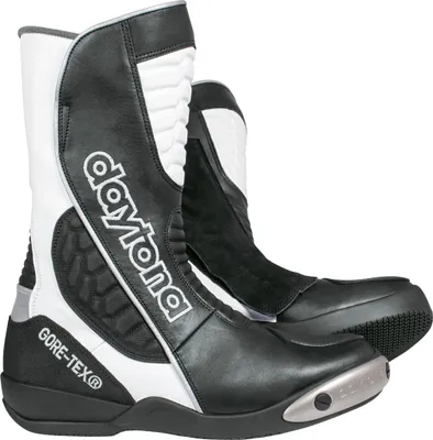 Produktbild von Daytona Strive GTX Gore-Tex wasserdichte Motorradstiefel, schwarz/weiß, 48