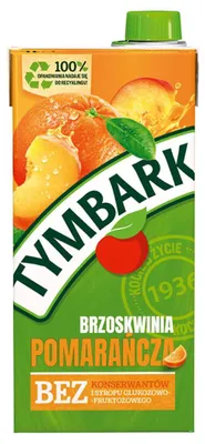 Immagine prodotto di Bevanda alla frutta Tymbark Pesca Arancia 1 L